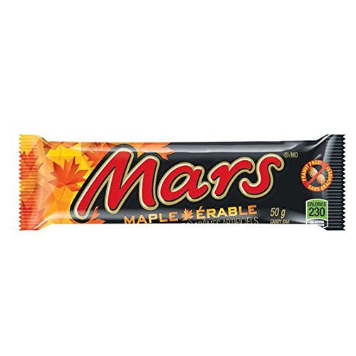 (4ct) Mars Maple Full Size Chocolate Candy Bar 4x50g {Imported from Canada}