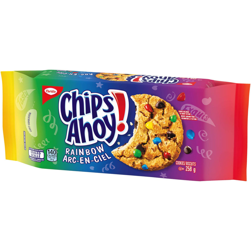 Christie Chips Ahoy Rainbow Chocolate Chip Cookies, 258g/9.1oz {Imported from Canada}