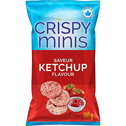 Quaker Crispy Minis Ketchup, 100g/3.52 oz., (12pk) {Imported from Canada}