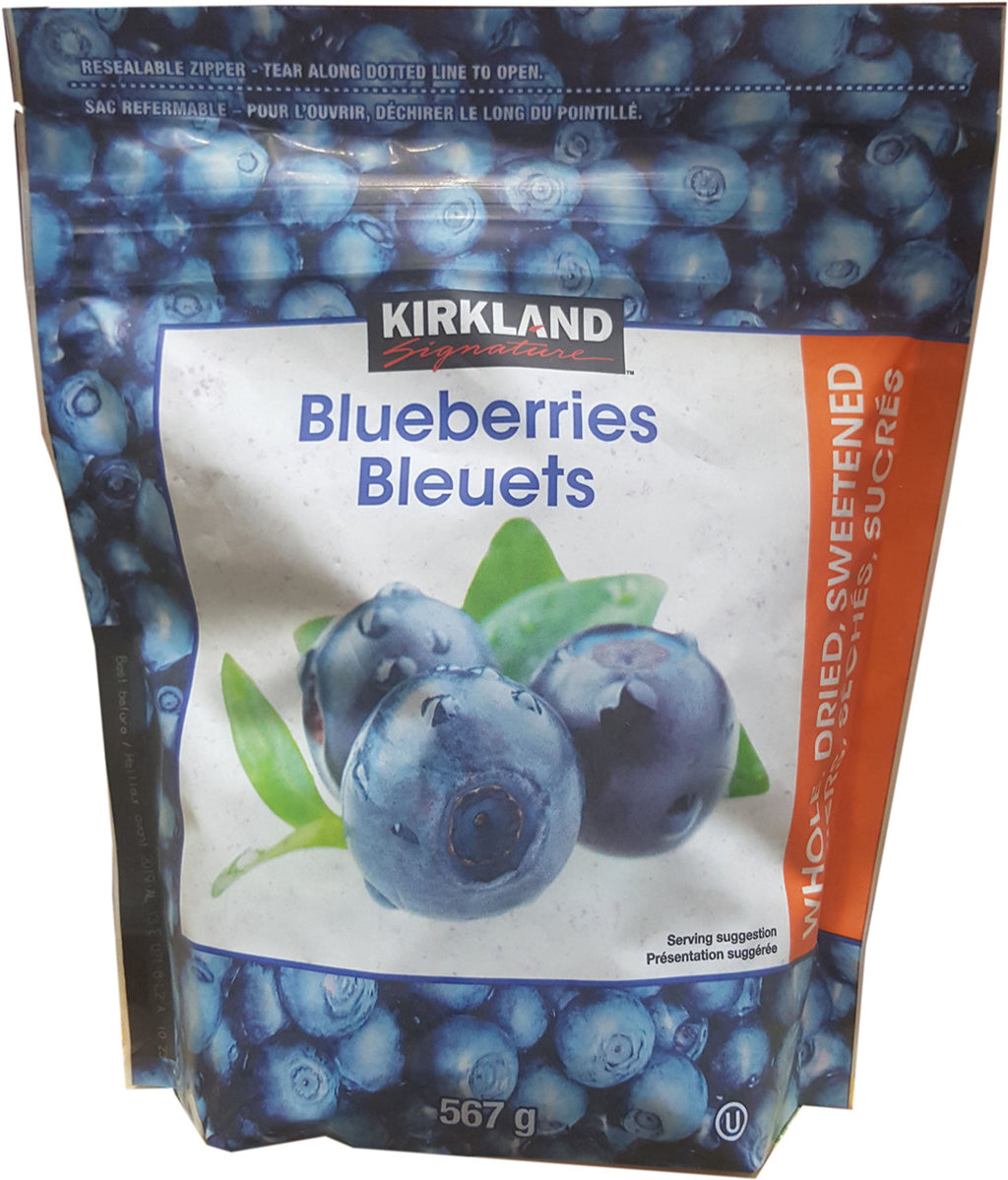 Kirkland Signature Dried Blueberries, 567g/20 oz., {Imported from Canada}