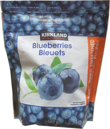 Kirkland Signature Dried Blueberries, 567g/20 oz., {Imported from Canada}