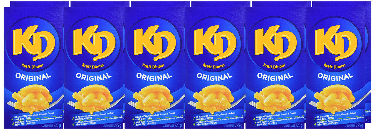 Kraft Dinner Original Macaroni & Cheese 225g x (12pk) {Imported from Canada}