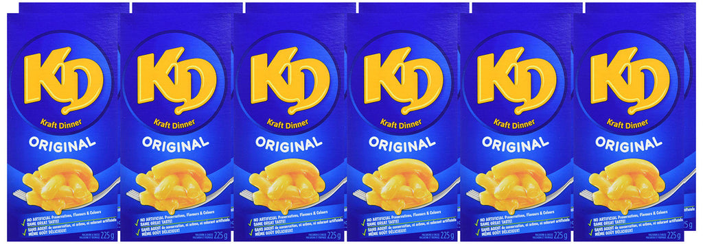 Kraft Dinner Original Macaroni & Cheese 225g x (12pk) {Imported from Canada}