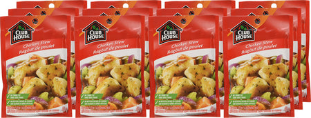 Club House Gluten Free Chicken Stew, 40g/1.4 oz., 12pk - {Imported from Canada}