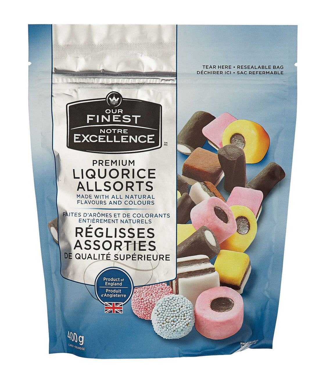 Our Finest Premium Liquorice Allsorts, 400g/14.1 oz., {Imported from Canada}