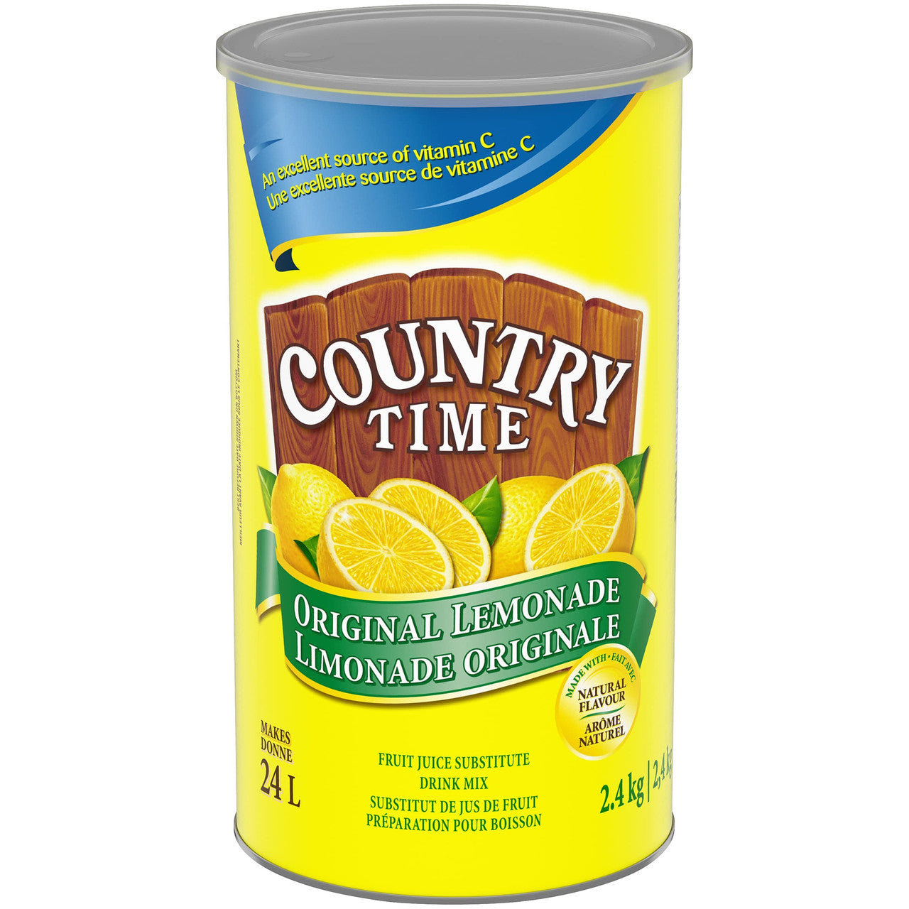 Country Time Lemonade Drink Mix, 2.4kg/5.3 lbs, {Imported from Canada}