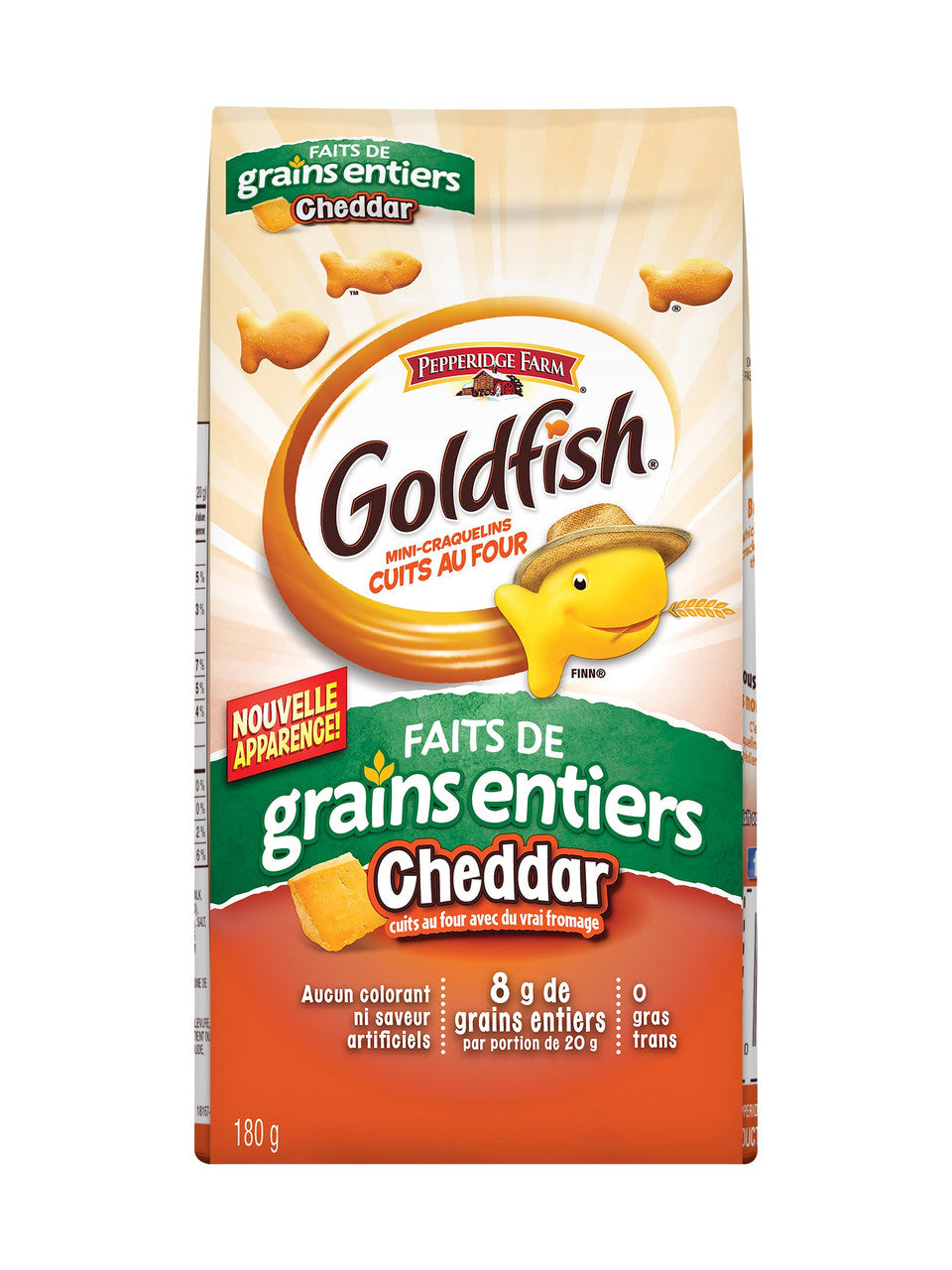 Pepperidge Farm Whole Grain Cheddar, 180g/7.26oz  {Imported from Canada}