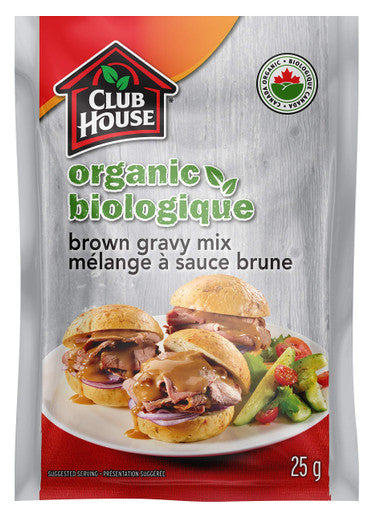 Club House, Organic Brown Gravy Mix, 25g/1oz., {Imported from Canada}