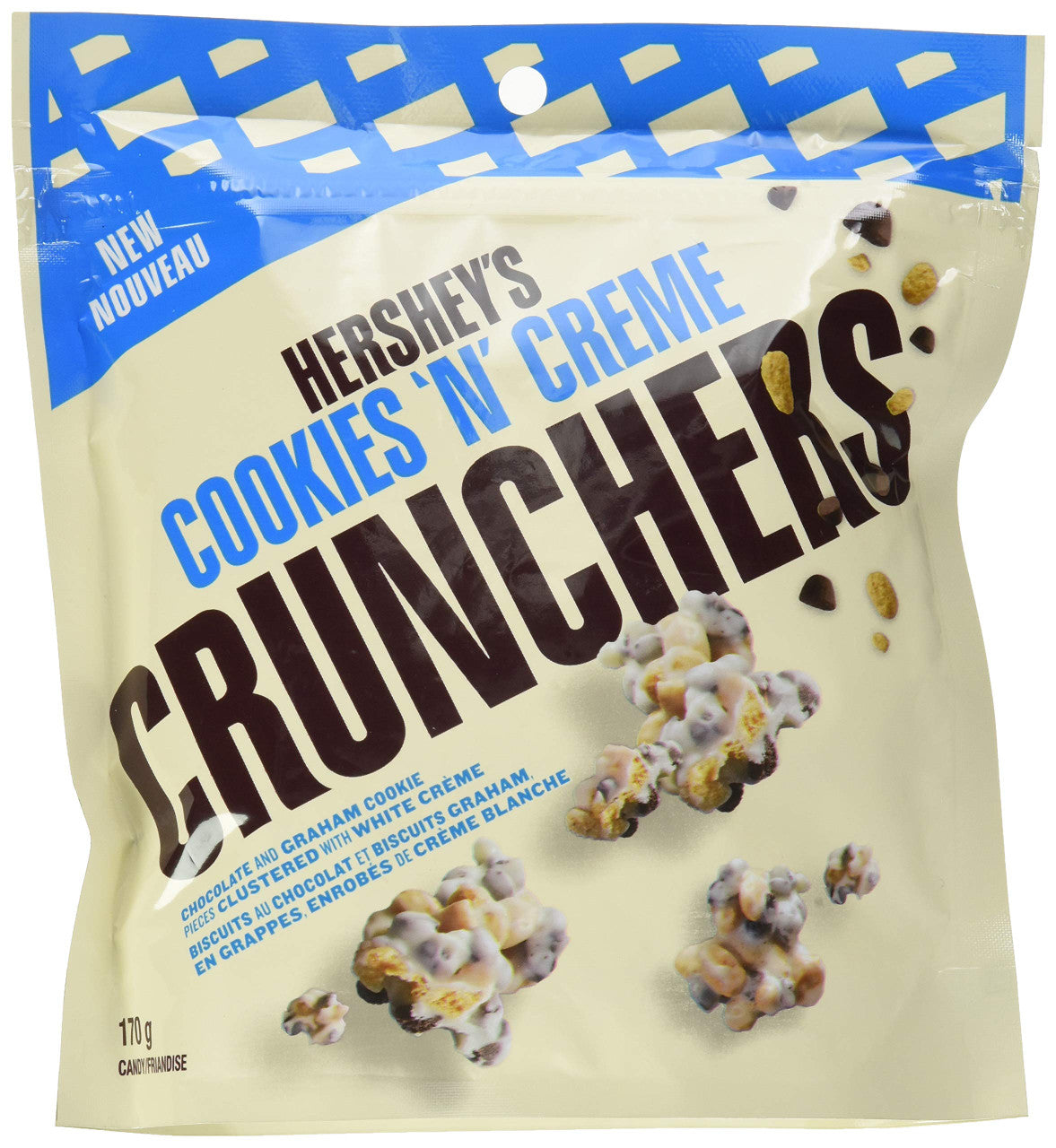 HERSHEY'S CRUNCHERS Snack Mix, Cookies 'N' Creme, 170g/6 oz., {Imported from Canada}