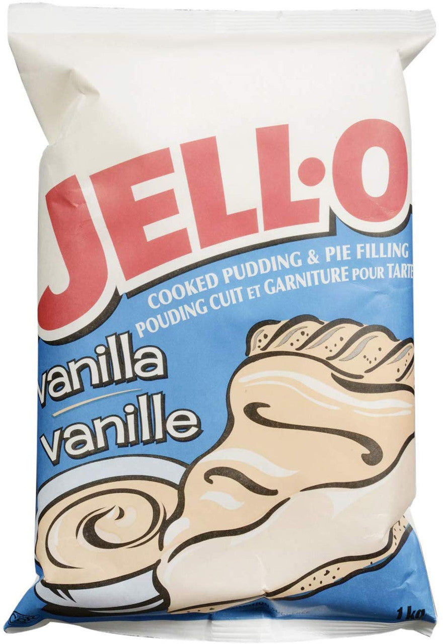 Jell-O Vanilla Instant Pudding Pie Filling, 1kg/2.2lbs., 2pk {Imported from Canada}