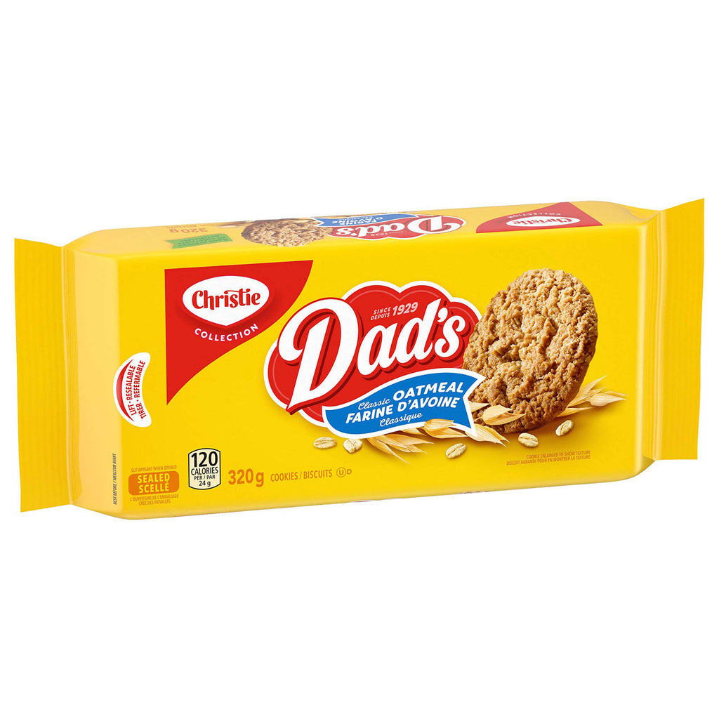 Dad's Oatmeal Original Cookies, 320g/11.3 oz. {Imported from Canada}