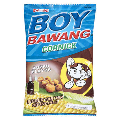 Boy Bawang Cornick Adobo Flavored Fried Corn, 100g/3.5 oz. Bag {Imported from Canada}