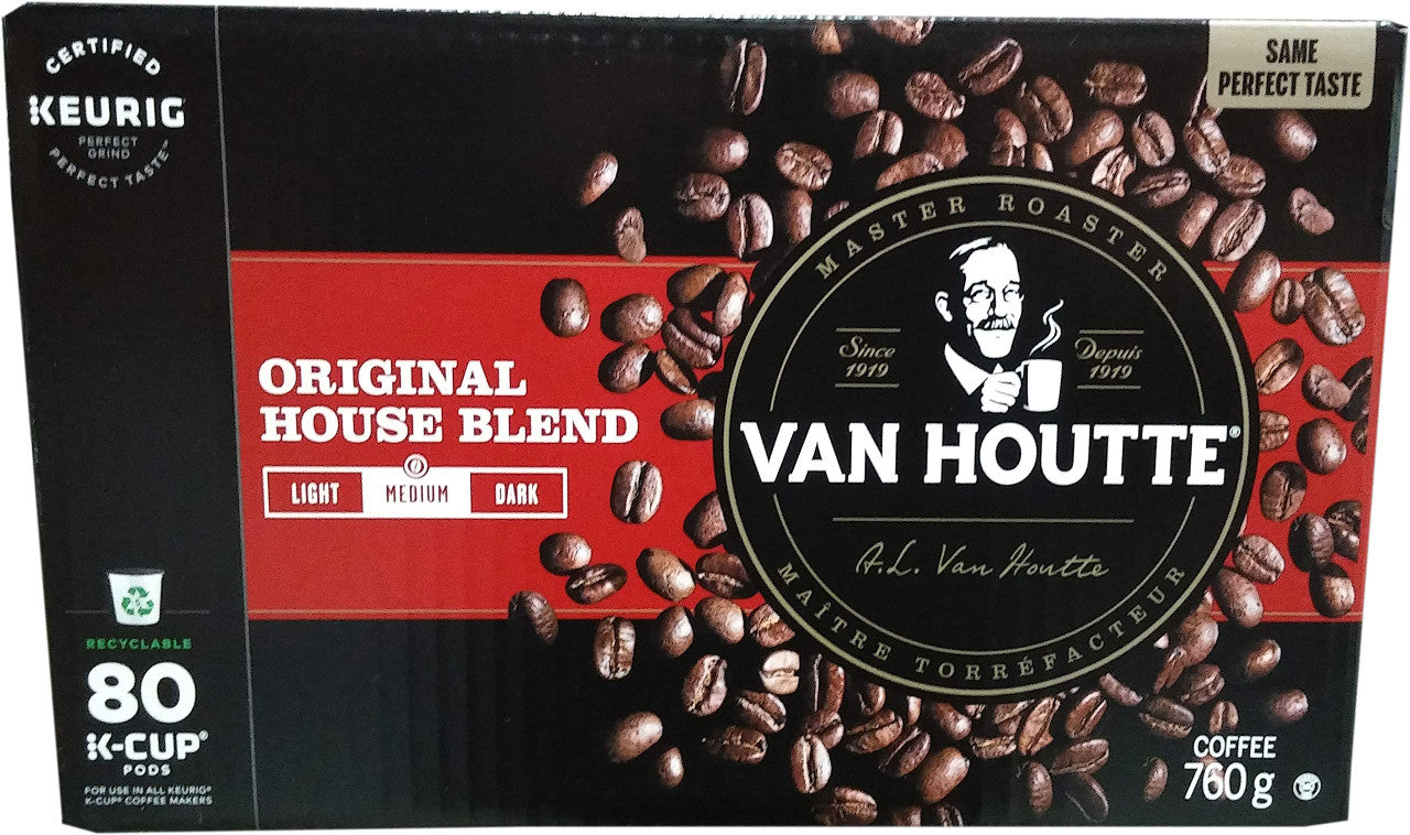 Van Houtte Medium Roast Coffee - 80 K-Cup {Imported from Canada}