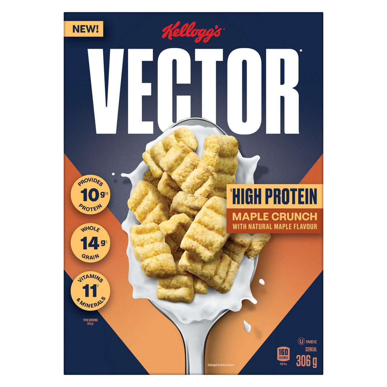 Vector Maple Crunch Cereal 306g/10.8 oz., {Imported from Canada}
