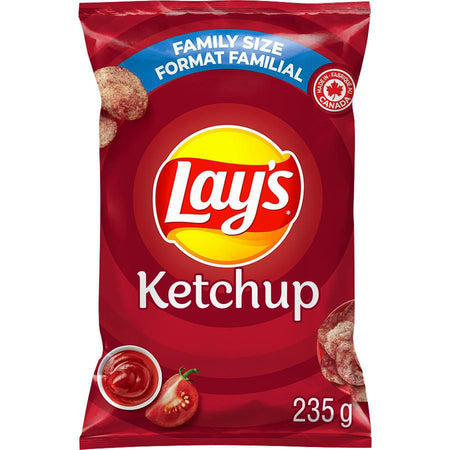 Lay's Potato Chips - Ketchup, 235g/8.3 oz., (4pk) {Imported from Canada}