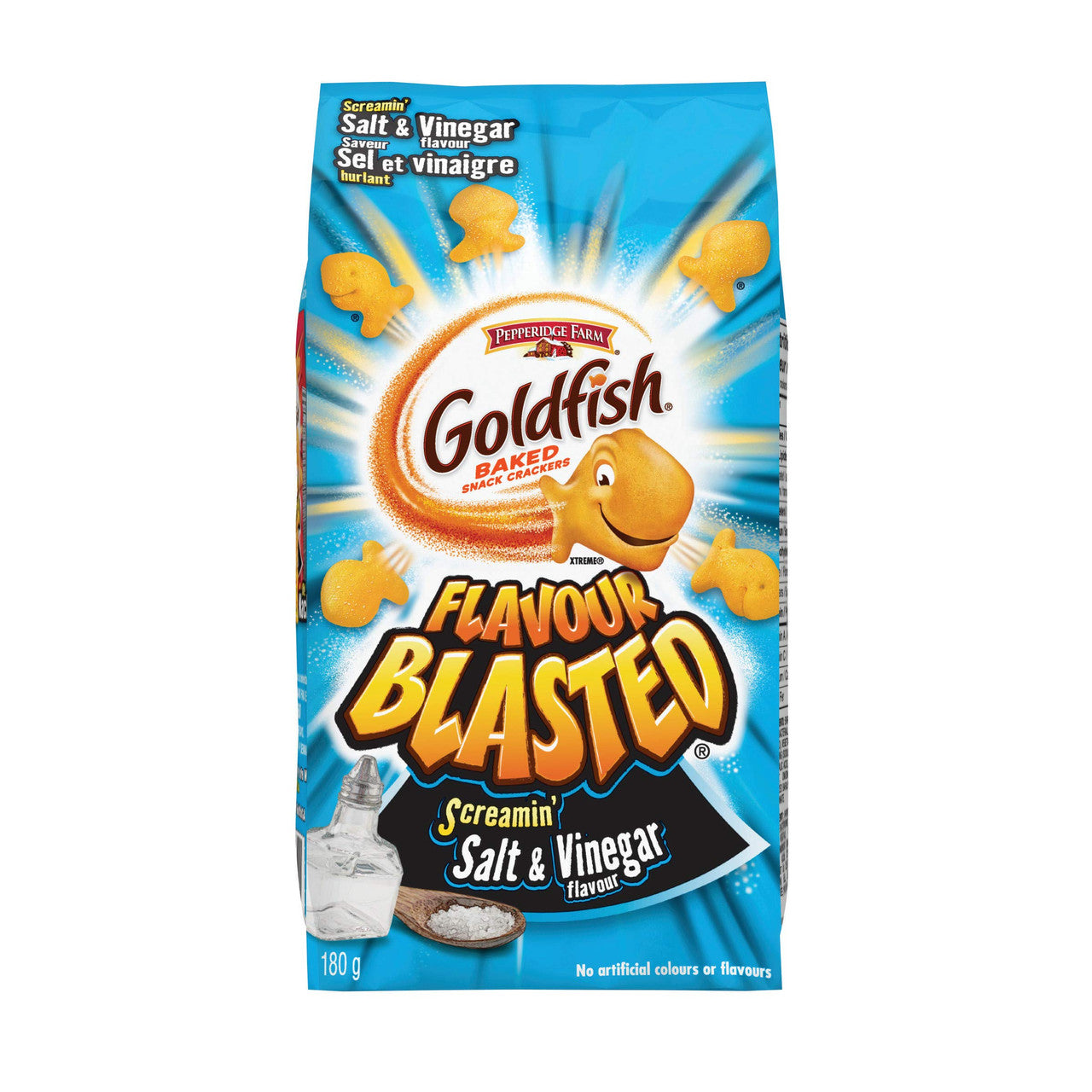 Pepperidge Farm Goldfish  Salt and Vinegar, 180g/6.34 oz. {Imported from Canada}