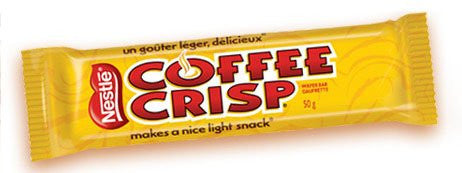 Nestle Coffee Crisp Chocolate Candy Bars, 50g/1.8oz, 24ct, (Imported from Canada)