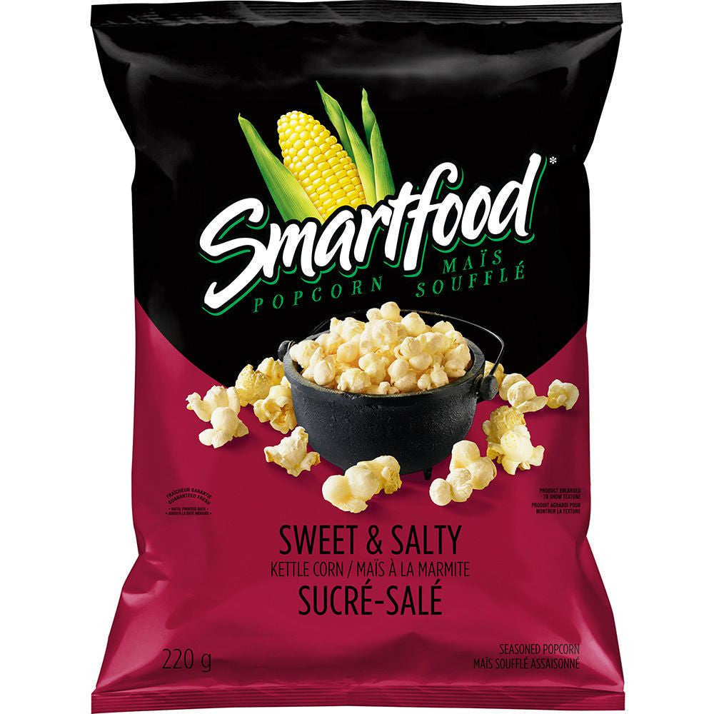 Frito Lay Smartfood Sweet & Salty Kettle Corn Popcorn 220g/7.8 oz. {Imported from Canada}