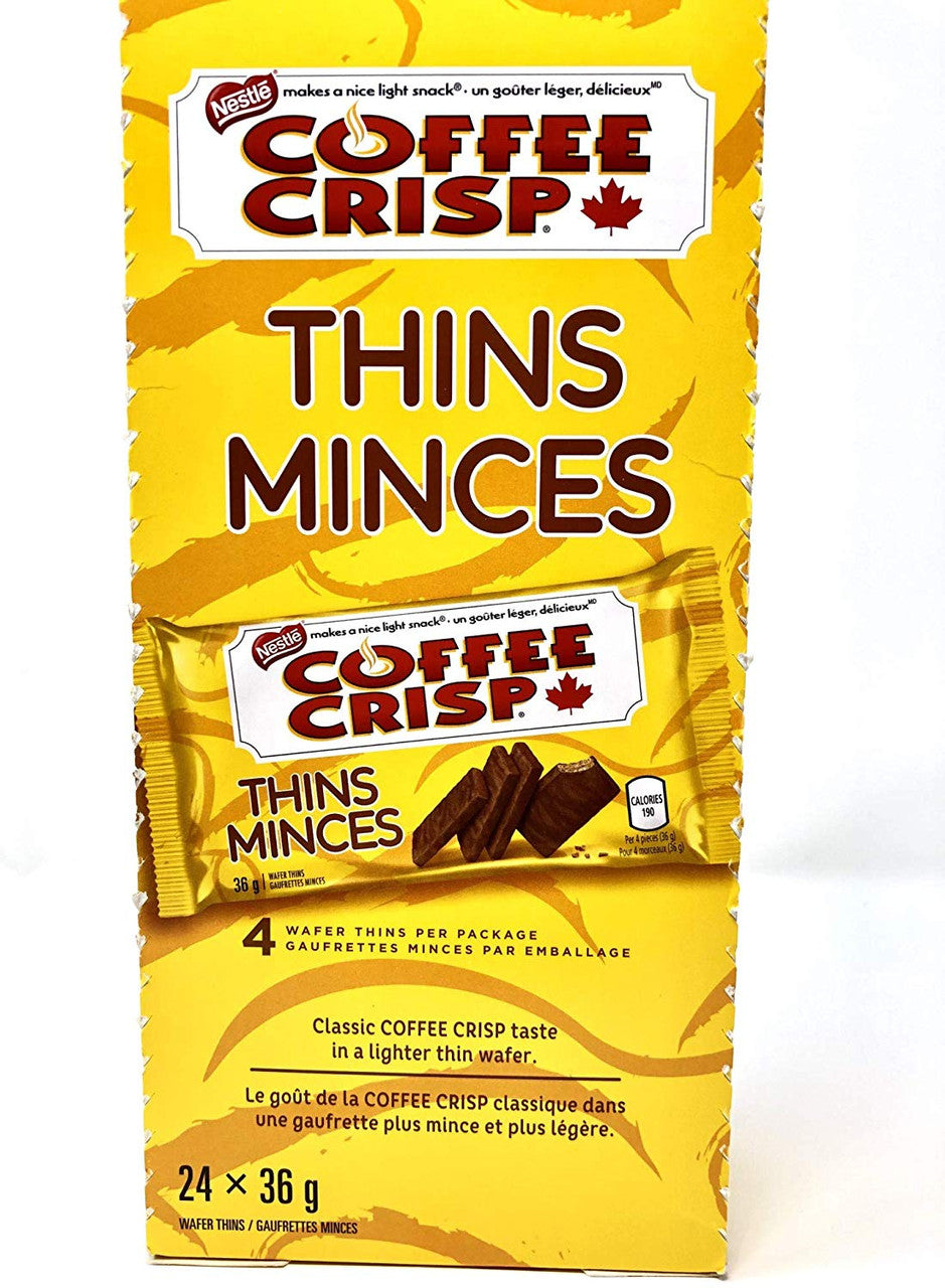 Nestle Coffee Crisp Thins 24x36g {Imported from Canada}