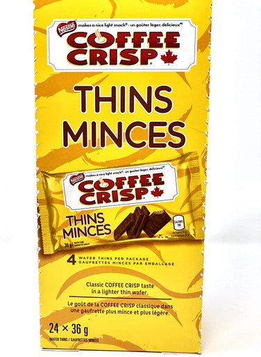 Nestle Coffee Crisp Thins 24x36g {Imported from Canada}