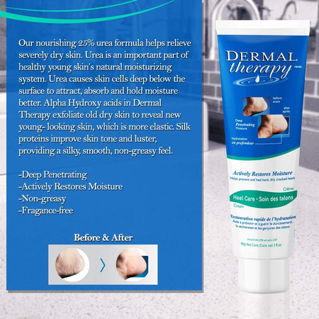 Dermal Therapy Actively Restores Moisture Heel Care, 3 fl Oz (90g) {Canadian}