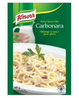 Knorr Pasta Sauce Mix, Carbonara, 48g/1.7oz - 12pk {Imported from Canada}