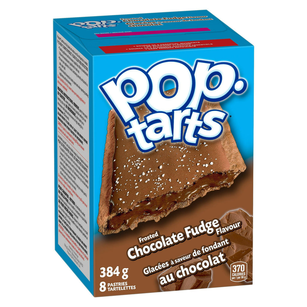 Kellogg's Pop-Tarts, Frosted Chocolate Fudge Flavored, 8 pastries, 384g/13.5 oz.