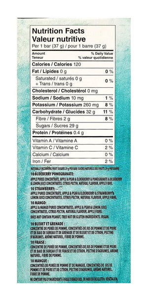 Sunrype Fruit Source - 100% Fruit Bar, 30ct x 37g bars, 3 Flavours, (I