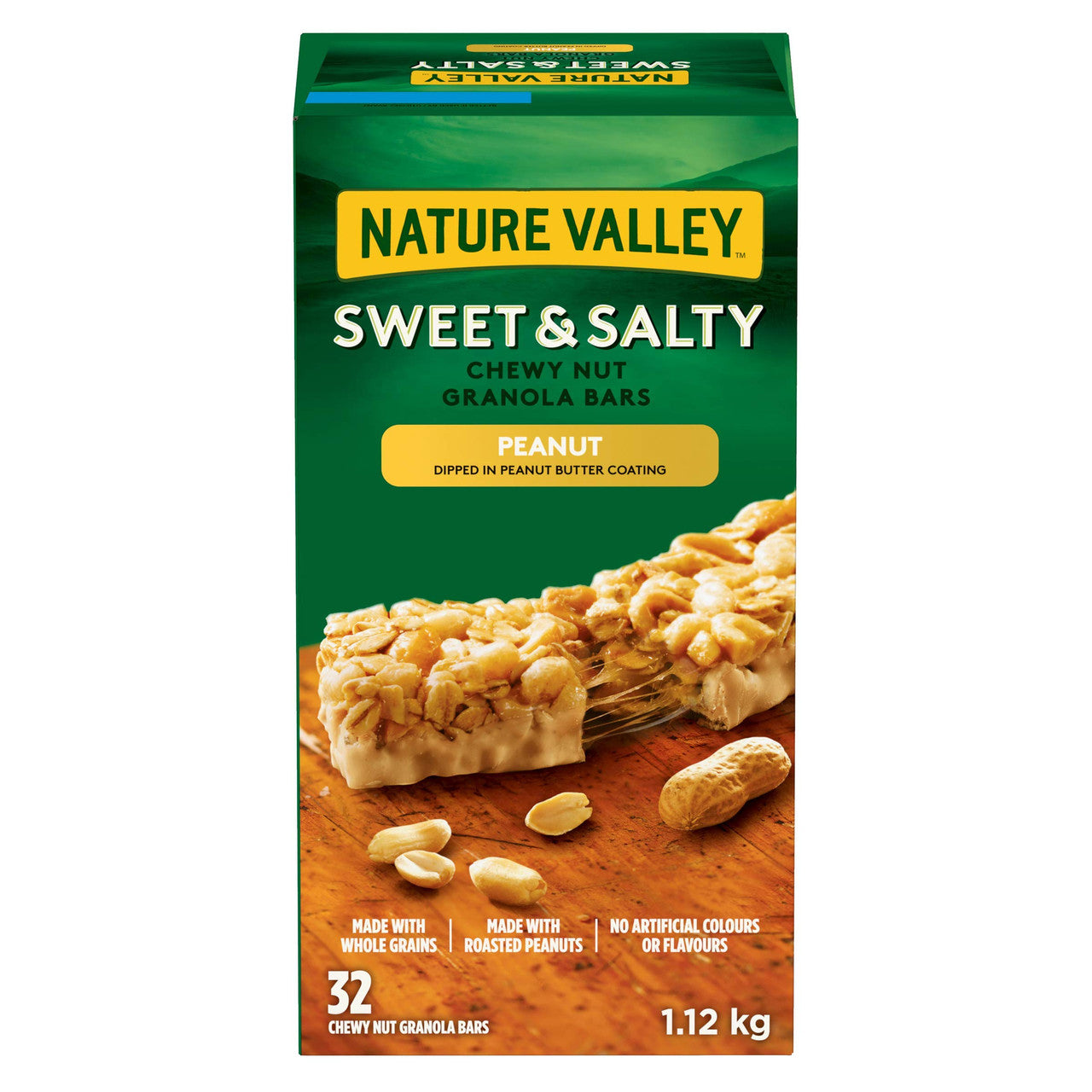 Nature Valley Sweet and Salty Peanut Chewy Nut Bars, 32pk, 1.1kg/2.4 lbs.,{Imported from Canada}