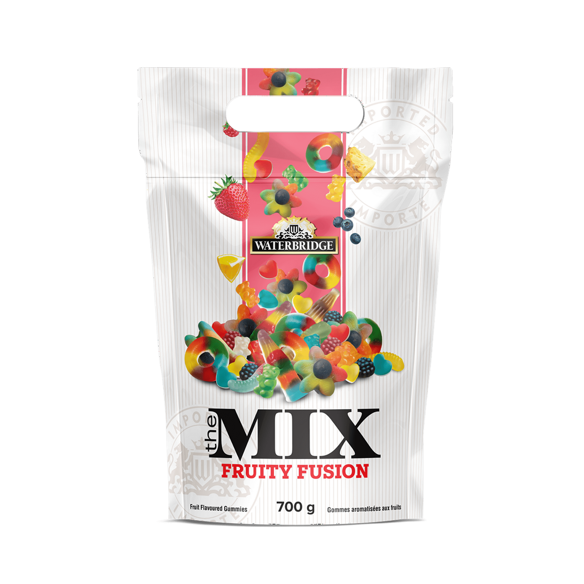 Waterbridge The Mix Fruity Fusion, Assorted Gummies, 700g/24.5 oz
