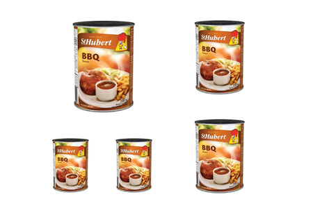 St Hubert, BBQ Sauce, 398ml/13.5 fl. oz., Cans (Pack of 5) {Imported from Canada}