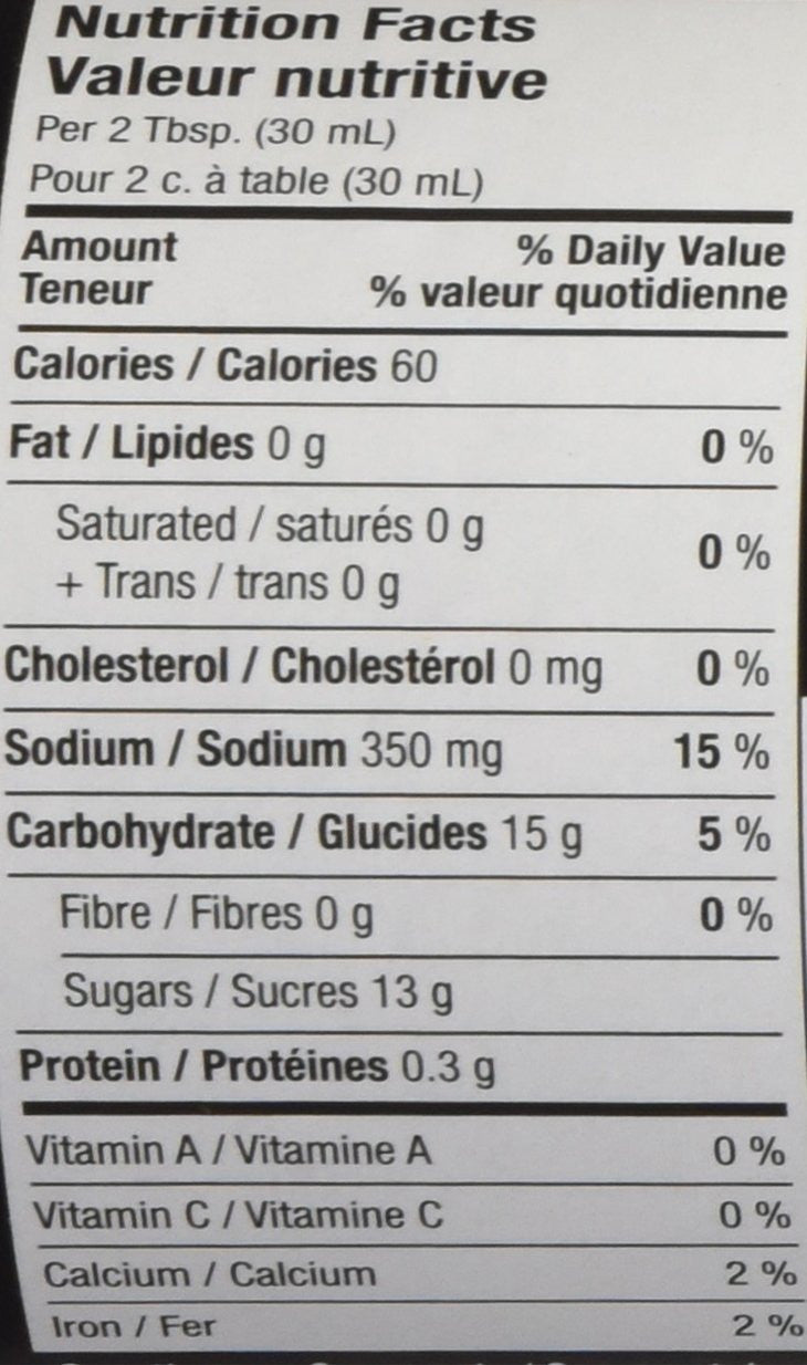 BULL'S-EYE GUINNESS Beer Blend BBQ Sauce,  425ml/14oz, {Imported from Canada}