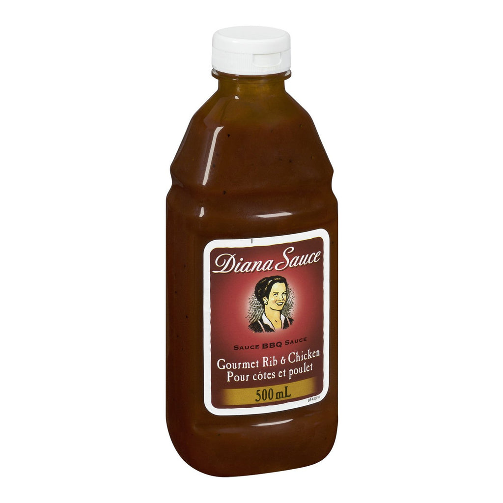 DIANA Sauce, Rib and Chicken, 1ct, 500ml/16.90oz  {Imported from Canada}