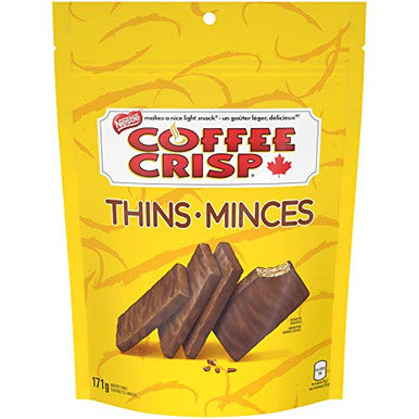 Nestle Coffee Crisp Thins, 171g/6.03oz, (Imported from Canada)