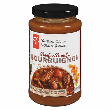 PC Beef Bourguignon Cooking Sauce 400mL/13.5 fl. oz., {Imported from Canada}