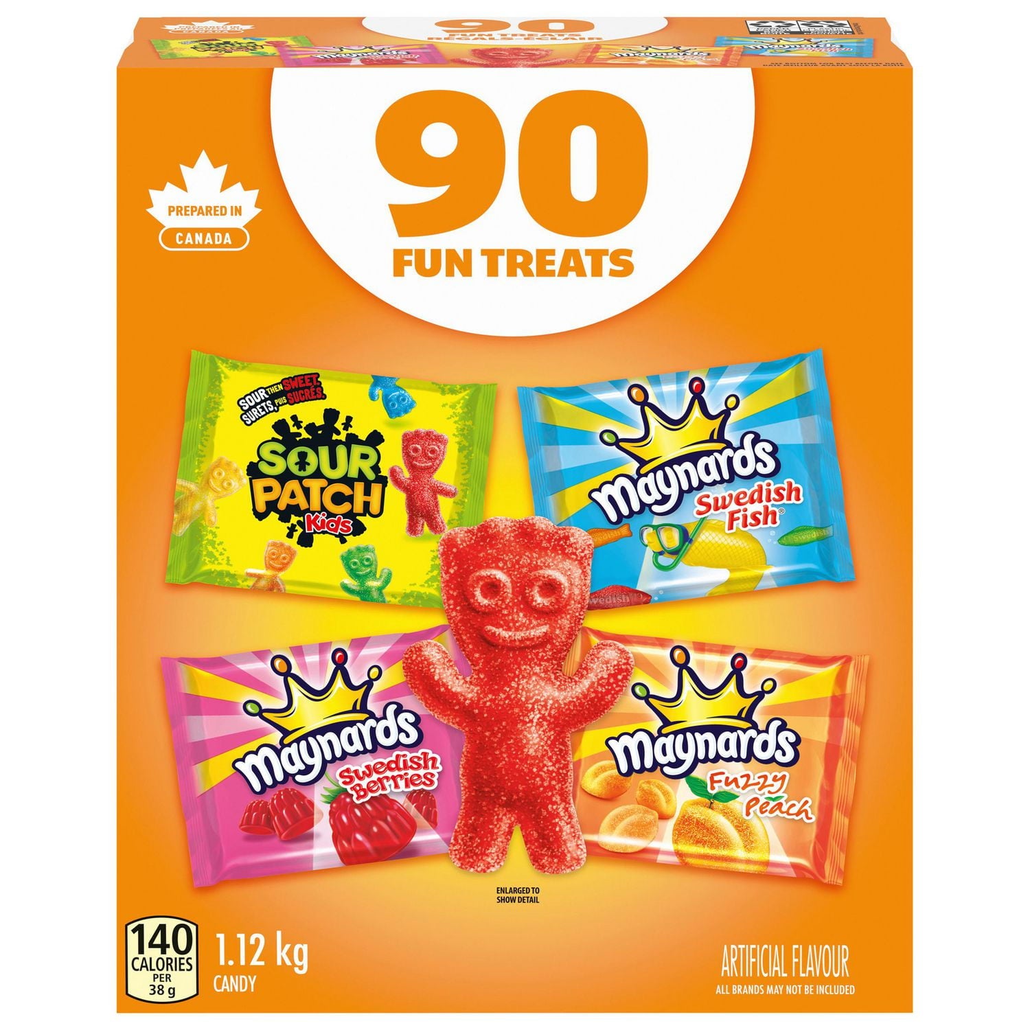 Maynards Sour Patch Kids Assorted Candy 90ct