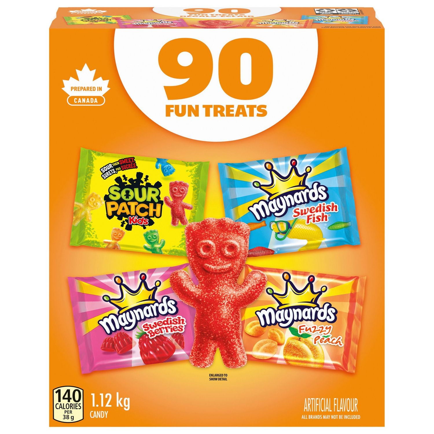 Maynards Sour Patch Kids Assorted Candy 90ct