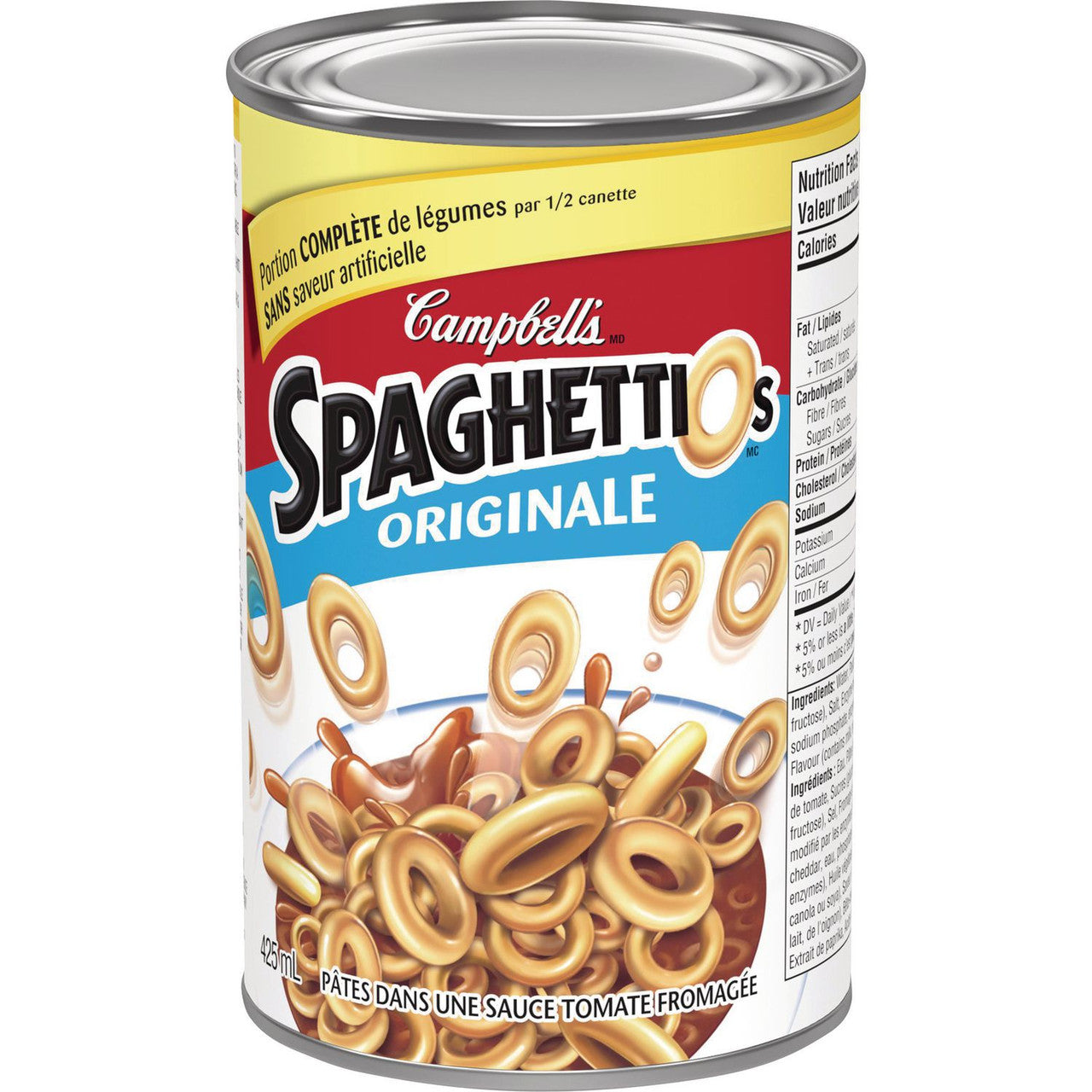 Campbell's SpaghettiOs, Pasta, 425ml/14 oz., {Imported from Canada}