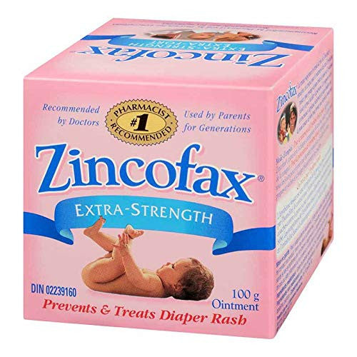 Zincofax Cream Extra Strength OIntment, Diaper Rash, 100g/3.5oz., {Imported from Canada}