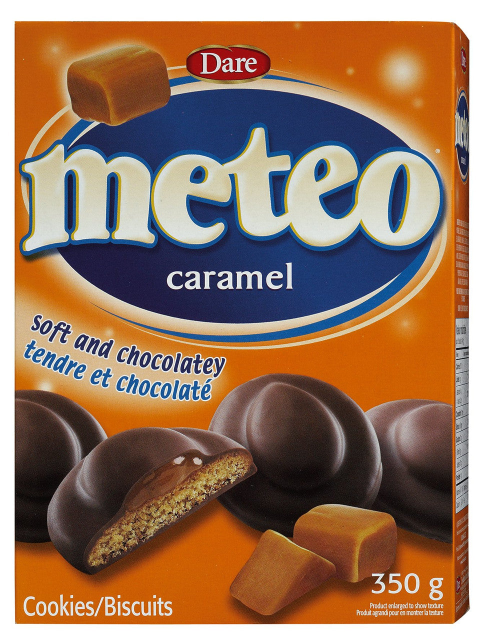 Dare Caramel Soft Chocolate Cookies 350g/12.3oz. (Imported from Canada)