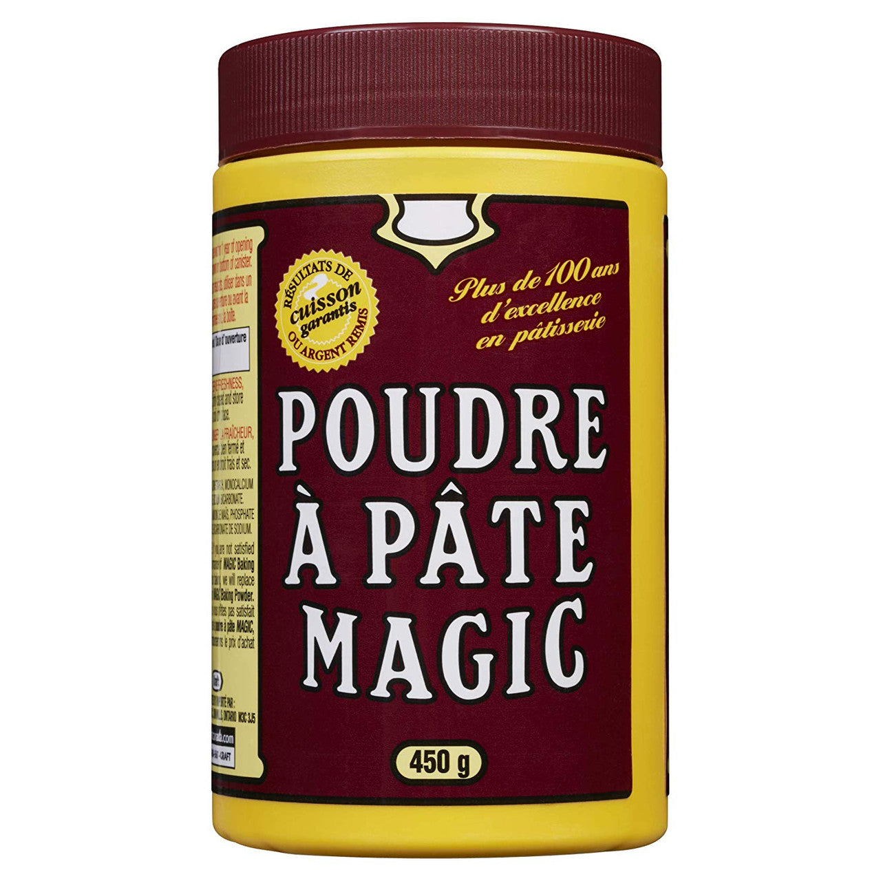Magic Baking Powder, 450g/15.9oz. Tin, 24ct, (Imported from Canada)