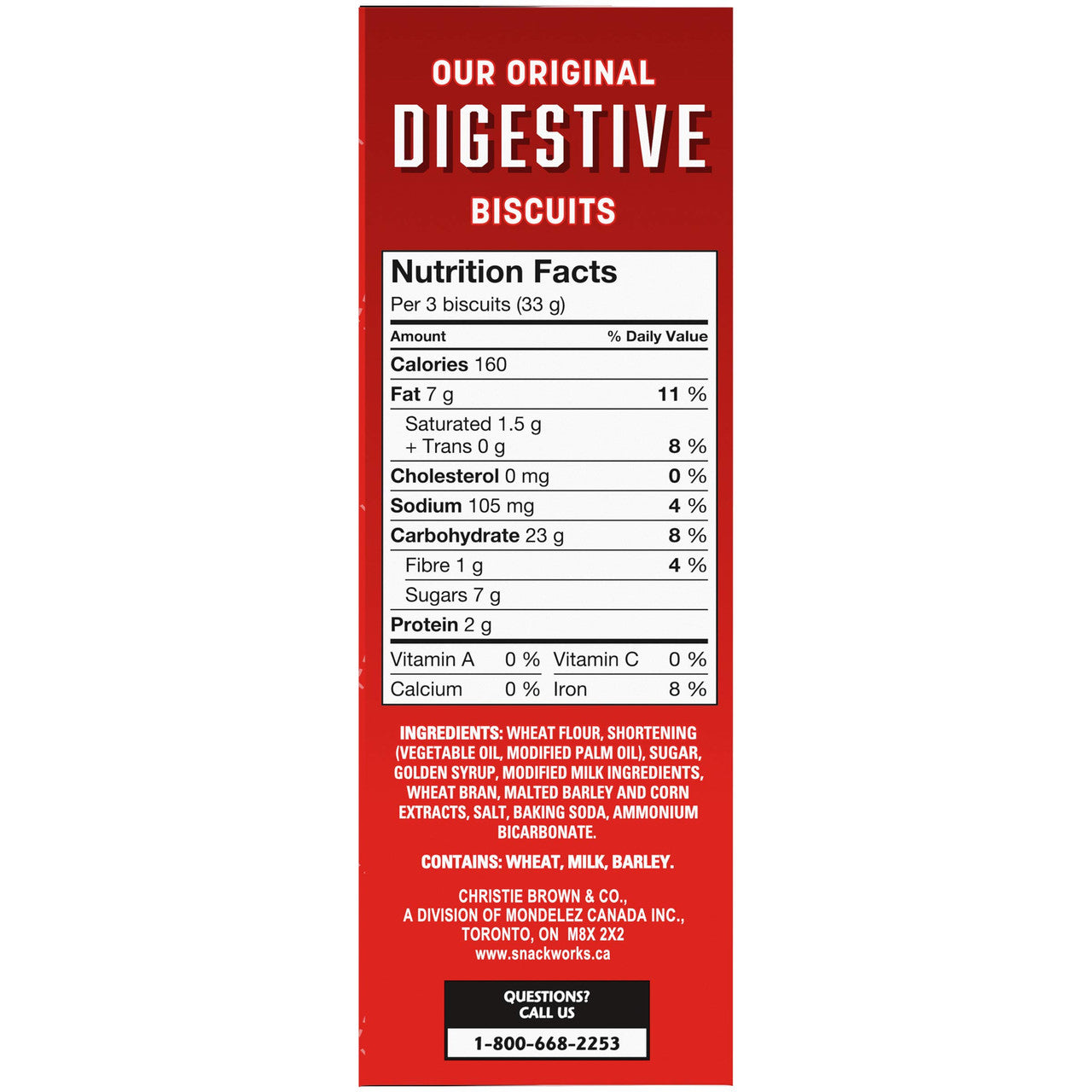 Peek Freans Digestive Biscuits/Cookies, 300g/10.6 oz., {Imported from Canada}