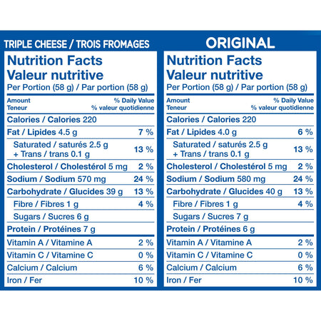 KD Snack Cups Variety Pack, Original & Triple Cheese Mac & Cheese, 58g Cups (12pk) {Imported from Canada}
