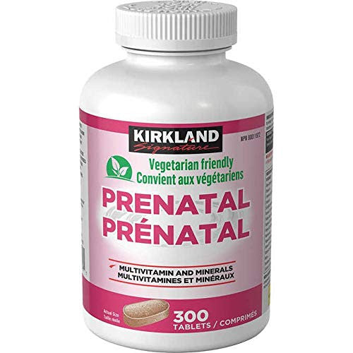 Kirkland Signature Prenatal Multivitamin, 300 Tablets, {Imported from Canada}