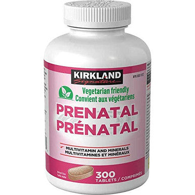 Kirkland Signature Prenatal Multivitamin, 300 Tablets, {Imported from Canada}