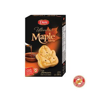 Dare Ultimate Maple Creme Cookies 300g/10.6 oz., {Imported from Canada}
