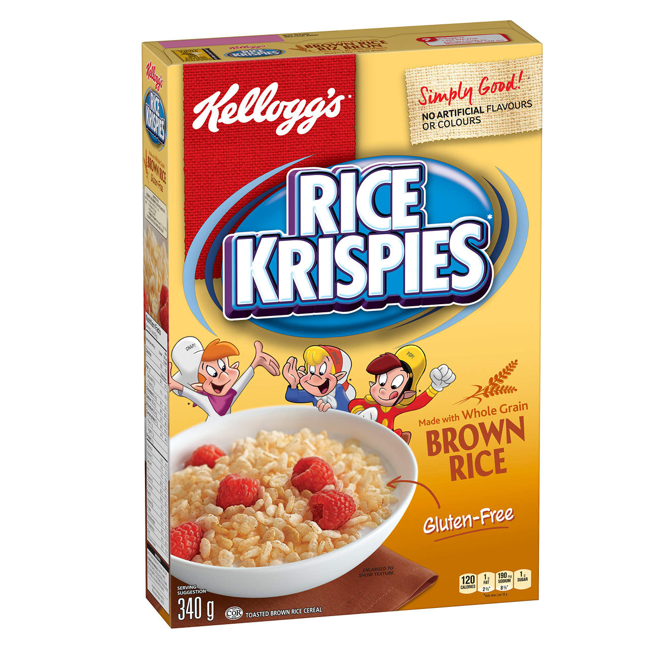 Kellogg's Rice Krispies Gluten Free Cereal 340g/11.99oz. (Imported from Canada)