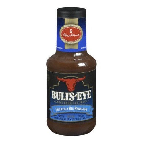 BULL'S-EYE Chicken & Rib Renegade BBQ Sauce, 425ml/14oz. {Imported from Canada}