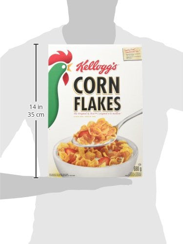 Kellogg's Corn Flakes Cereal, 680g/23.98oz {Imported from Canada}