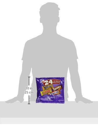 Cadbury Halloween Chocolate, Wunderbar, Mr. Big, Caramilk, Crispy Crunch, 24pk, 267g/9.31 oz. {Imported from Canada}